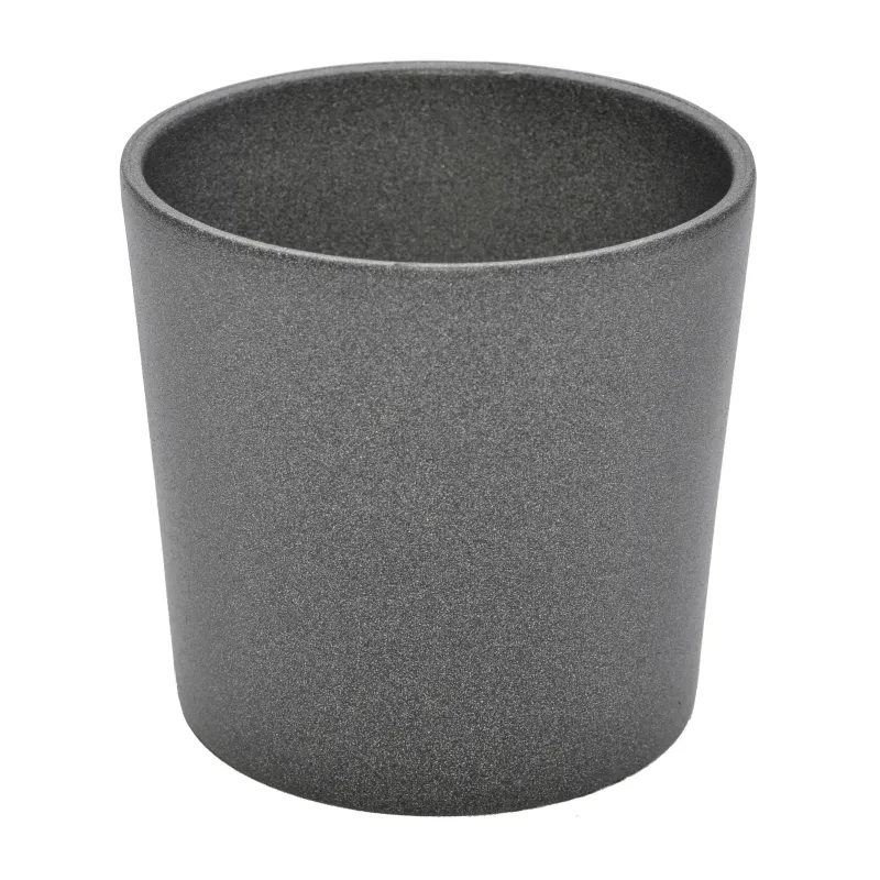 Puķu pods Domoletti, keramika, pelēka krās.