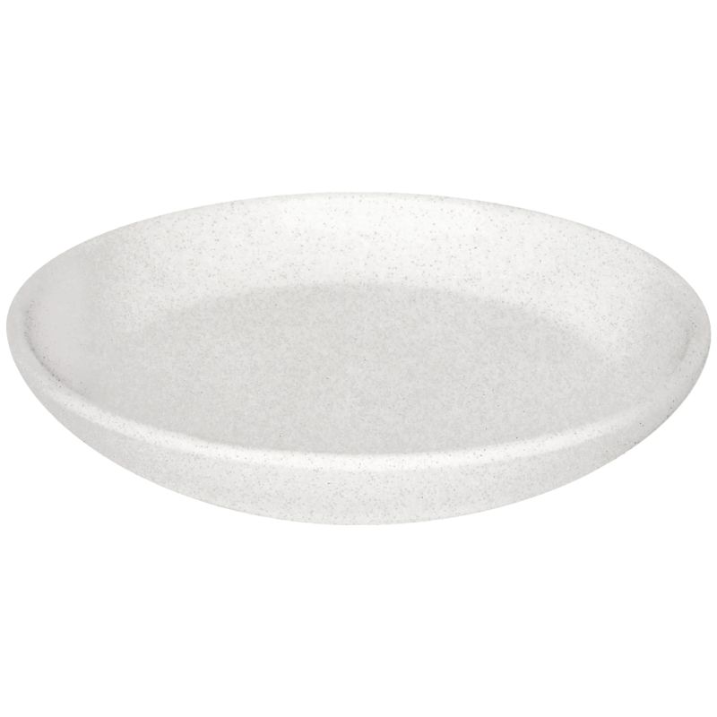 Puķu poda šķīvis Domoletti 5906750949116, balta krās., 16 cm