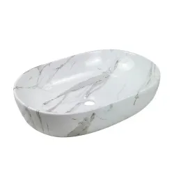 Izlietne uzliekama teja 60cm balta