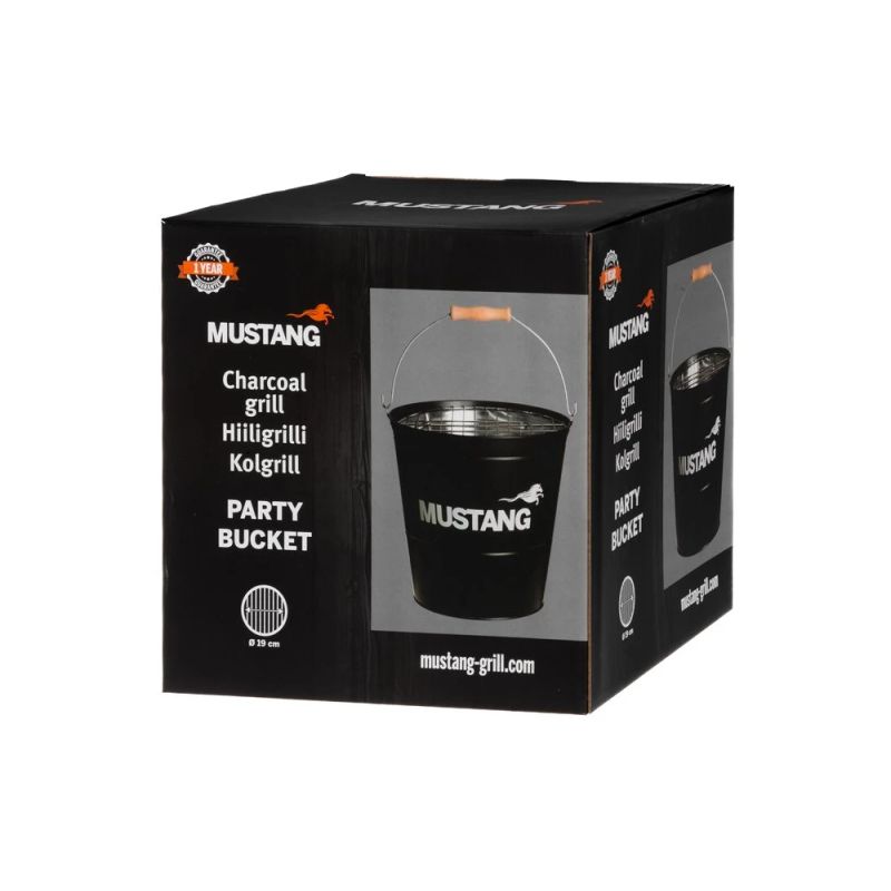 Ogļu grils mustang party bucket