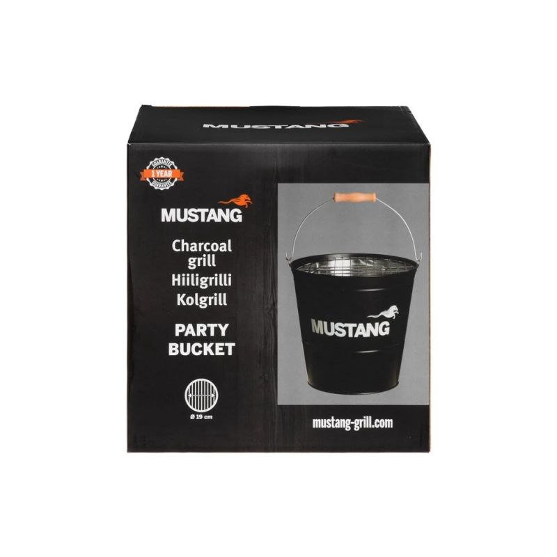 Ogļu grils mustang party bucket