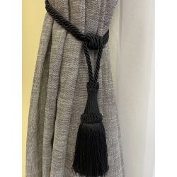 Aizkaru bārkstis Domoletti S12724, melna krās.