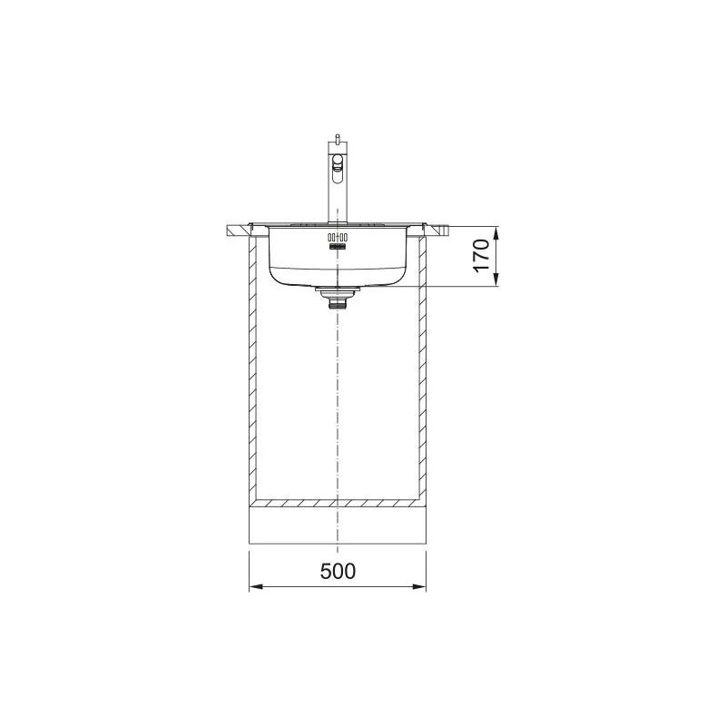 Izlietne rondo rol 610-39 ner tēr franke