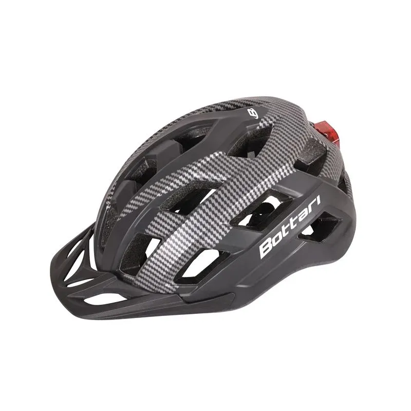 Dviratininkų šalmas Bottari 94004GB. juodas-pilkas. L-XL