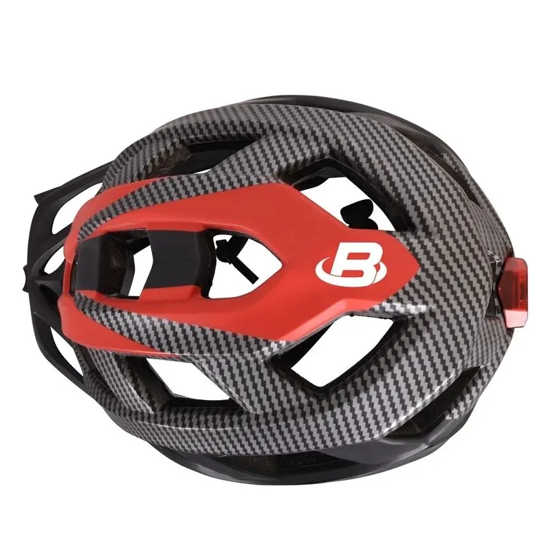 Dviratininkų šalmas Bottari 94004RB. juodas-raudonas. L-XL