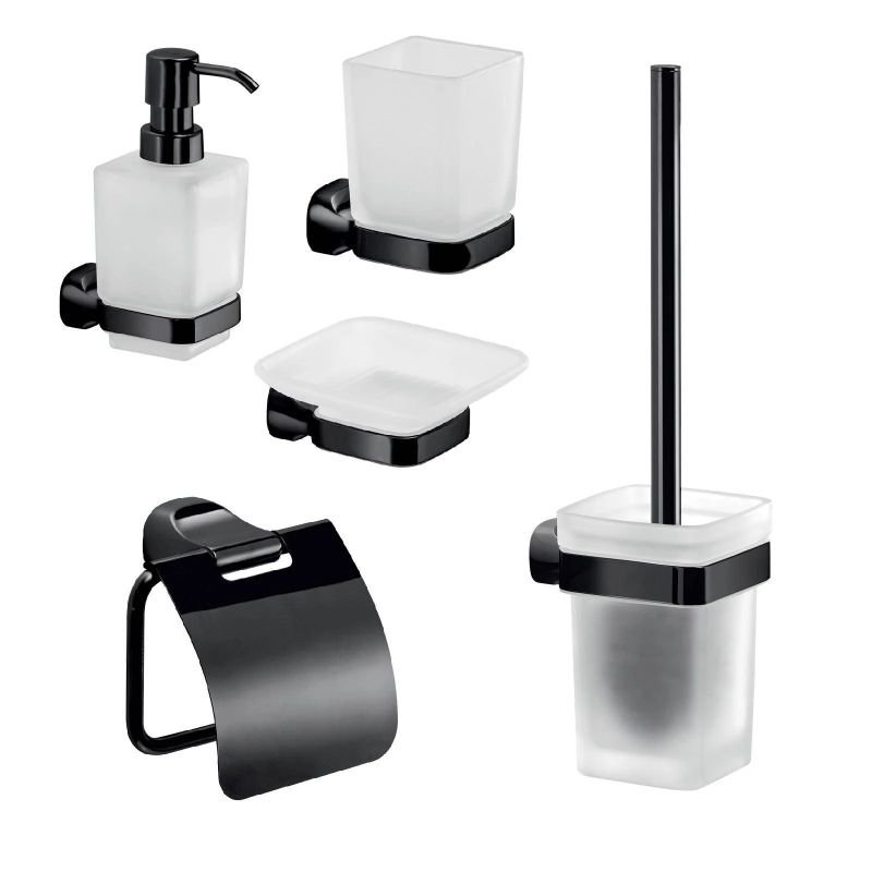 Мыльница Domoletti Amalfi AF1114, черный цв., 10.5 см x 10.9 см