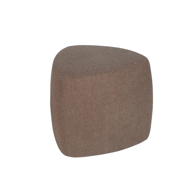 Pufs Domoletti HS-NP01-1, brūna, 42 cm x 42 cm x 38 cm