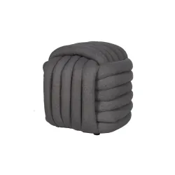 Pufas Domoletti HS-NP16-1, pilka sp., 45 cm x 45 cm x 45 cm