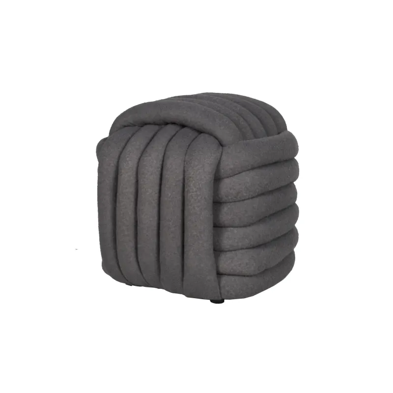 Pufs Domoletti HS-NP16-1, pelēka, 45 cm x 45 cm x 45 cm