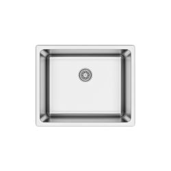 Virtuves izlietne Domoletti, 54 cm x 44 cm x 20 cm, nerūsējošā tērauda