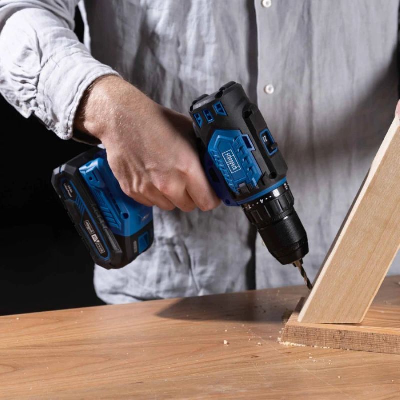 Cordless drill BC-DD60-X, set S ,2Ah + charger,, Scheppach