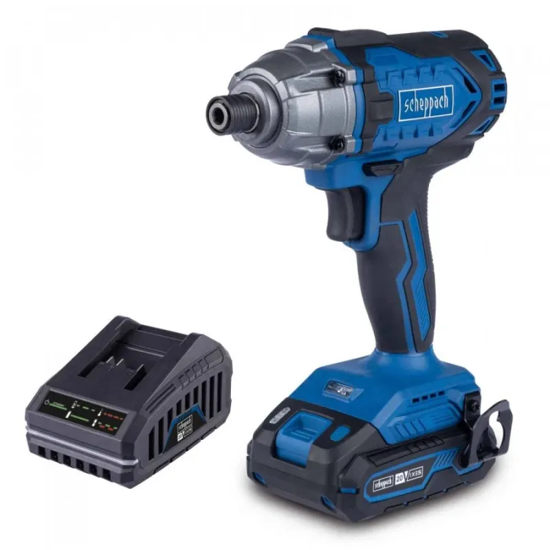 Akumuliatorinis smūginis suktuvas C-ID180-X 20V, set S ,2Ah + charger,, Scheppach