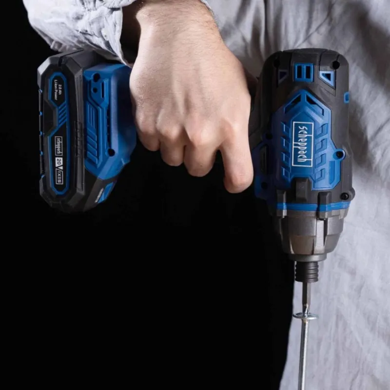 Akumuliatorinis smūginis suktuvas C-ID180-X 20V, set S ,2Ah + charger,, Scheppach