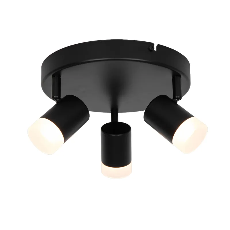 Светильник потолочный Domoletti Wick LED21001-3R BLK, LED, 3000 °К, 3 x 3.5 Вт