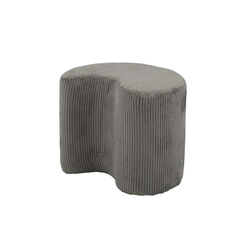 Pufs Domoletti 53000009208, pelēka-tumši pelēks, 44 cm x 55 cm x 36 cm