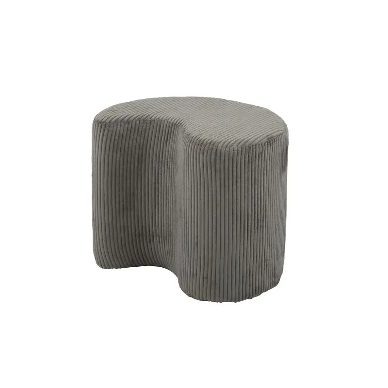 Пуф Domoletti 53000009208, серый-темно-серый, 44 см x 55 см x 36 см