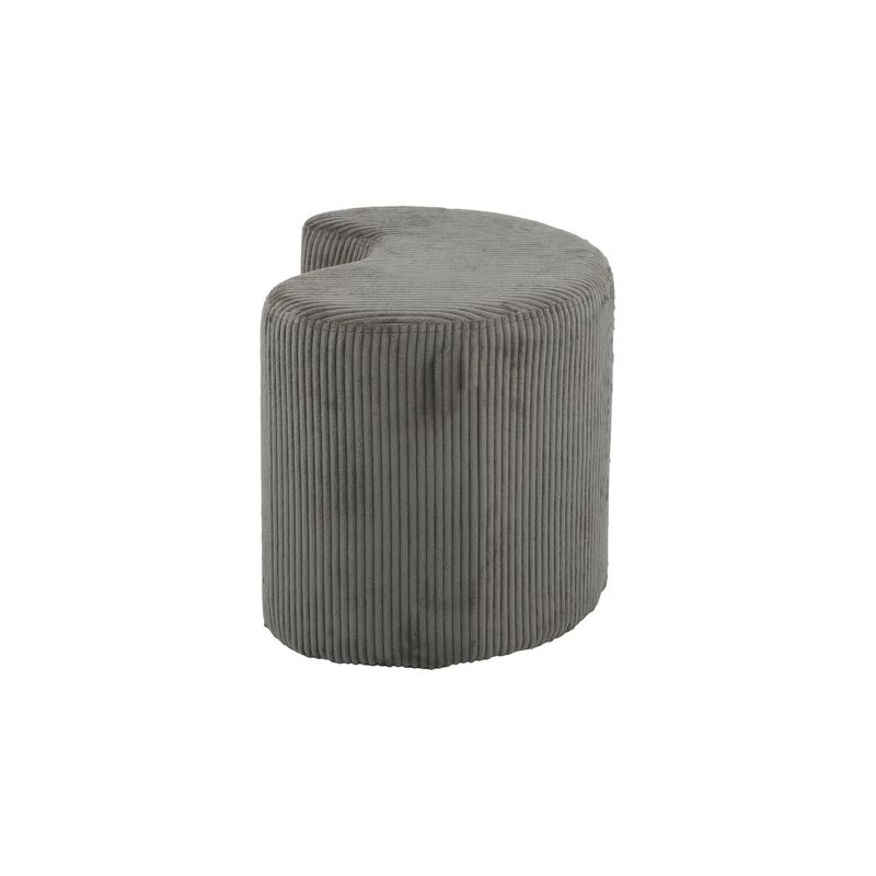 Pufs Domoletti 53000009208, pelēka-tumši pelēks, 44 cm x 55 cm x 36 cm