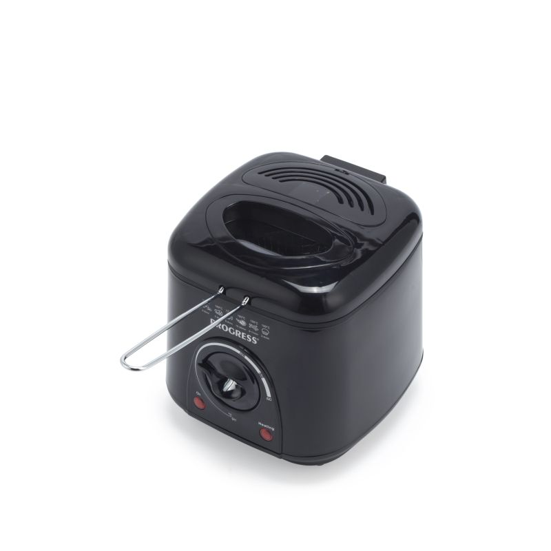 Progress EK2969PBLKVDE Compact Deep Fat Fryer