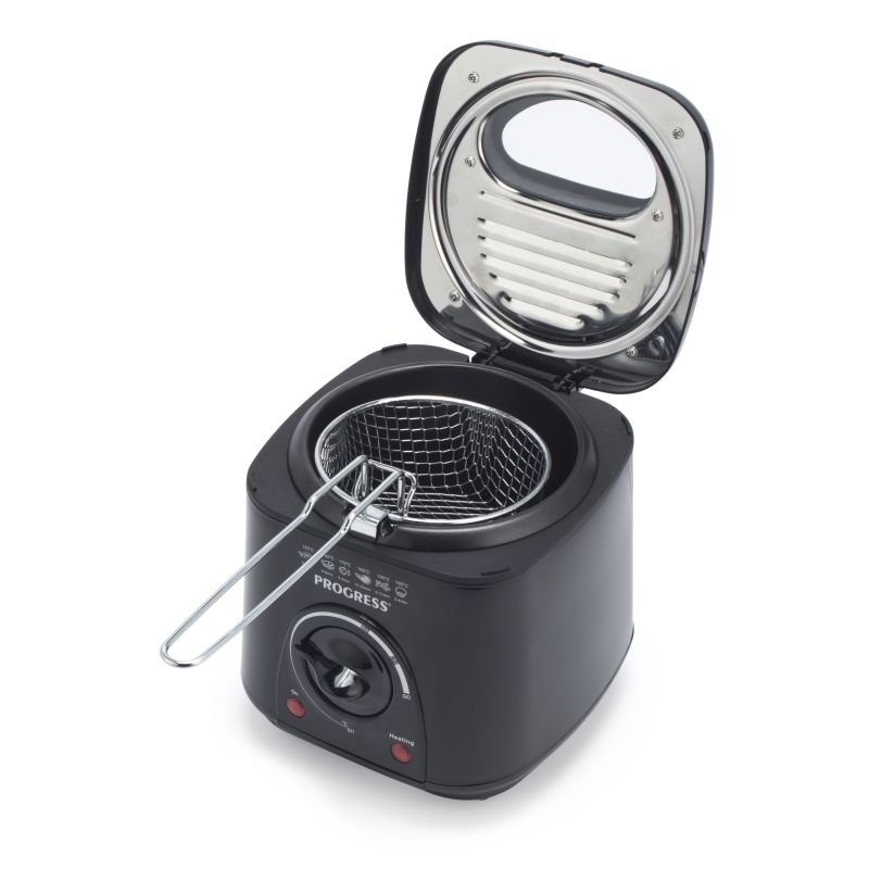 Progress EK2969PBLKVDE Compact Deep Fat Fryer
