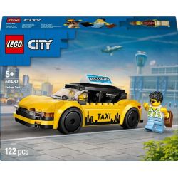 Constr lego yellow taxi 60487