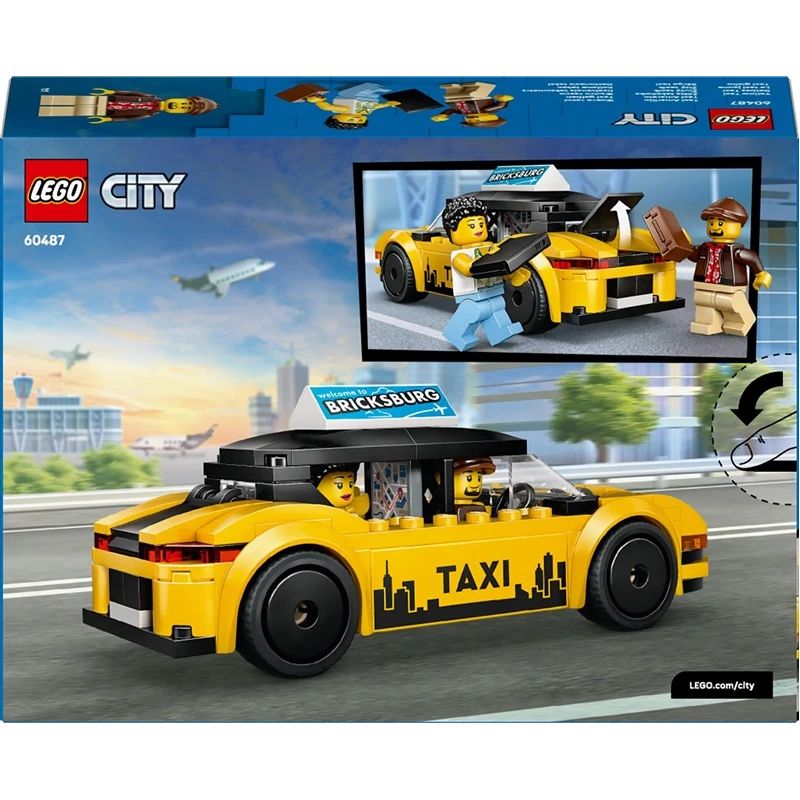 Konstr lego yellow taxi 60487