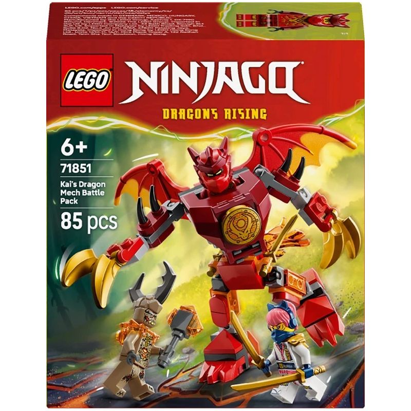 Constr lego kai dragon battle pack 71851