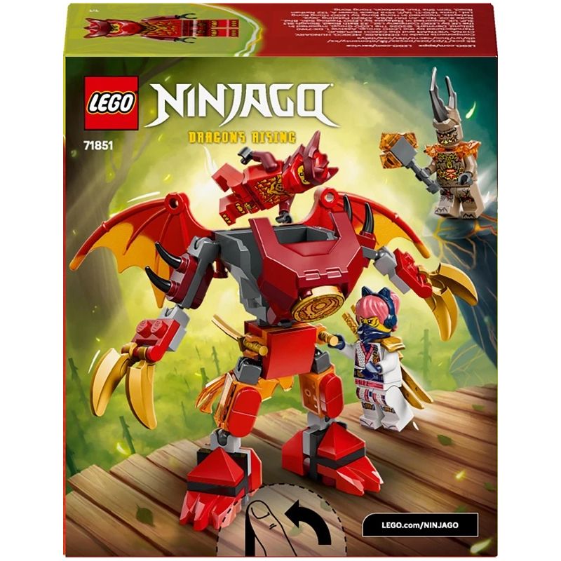Constr lego kai dragon battle pack 71851