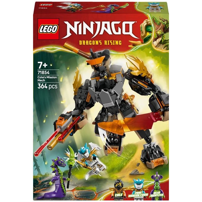 Konstruktors LEGO Ninjago Colerobots 71854. 364 gab.