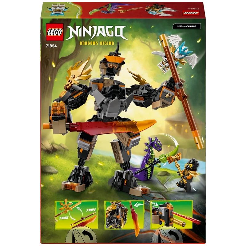Konstruktors LEGO Ninjago Colerobots 71854. 364 gab.
