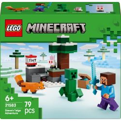 Konstruktors LEGO Minecraft Steve's Taiga Adventure 21583
