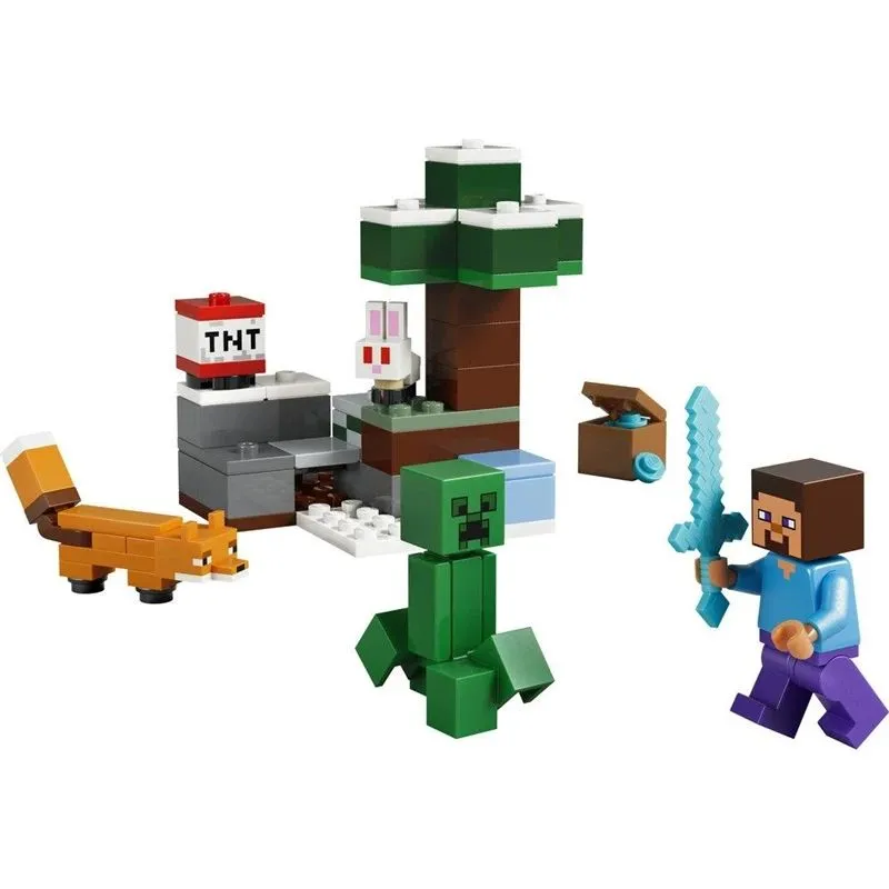 Konstruktorius LEGO Minecraft Steve's Taiga Adventure 21583