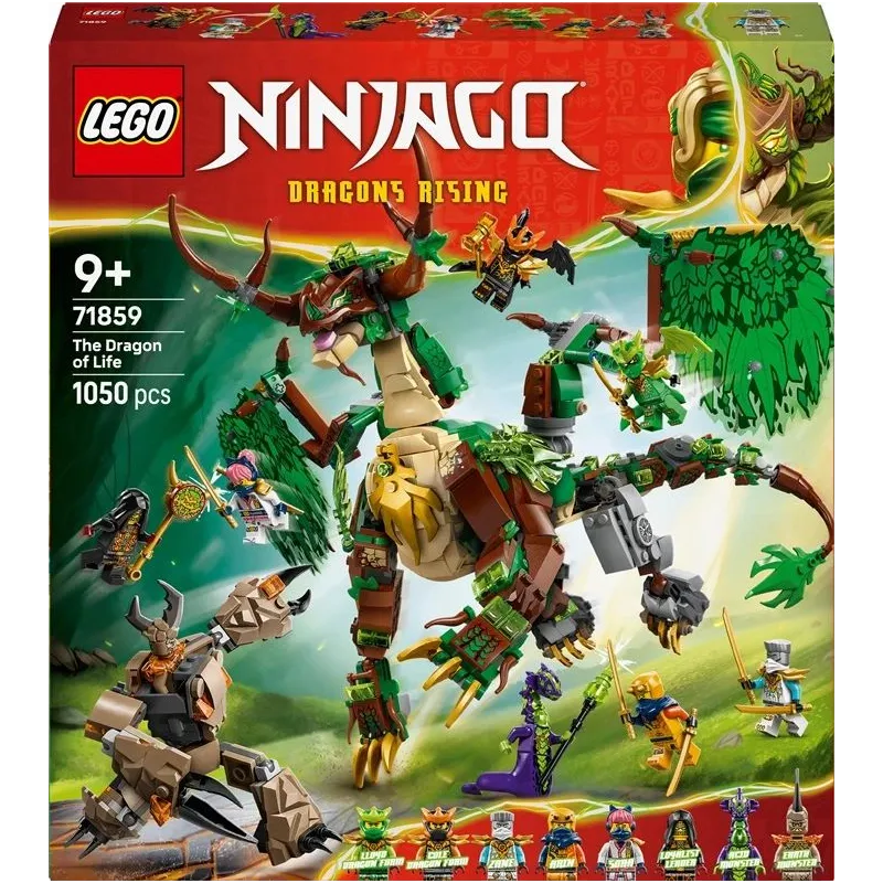 Konstruktors LEGO Ninjago Dzīvības pūķis 71859. 1050 gab.