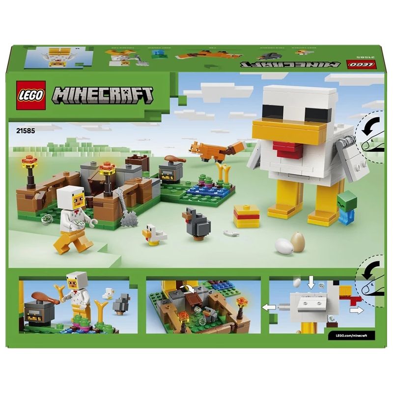Konstruktors LEGO Minecraft Chicken Farm 21585. 233 gab.