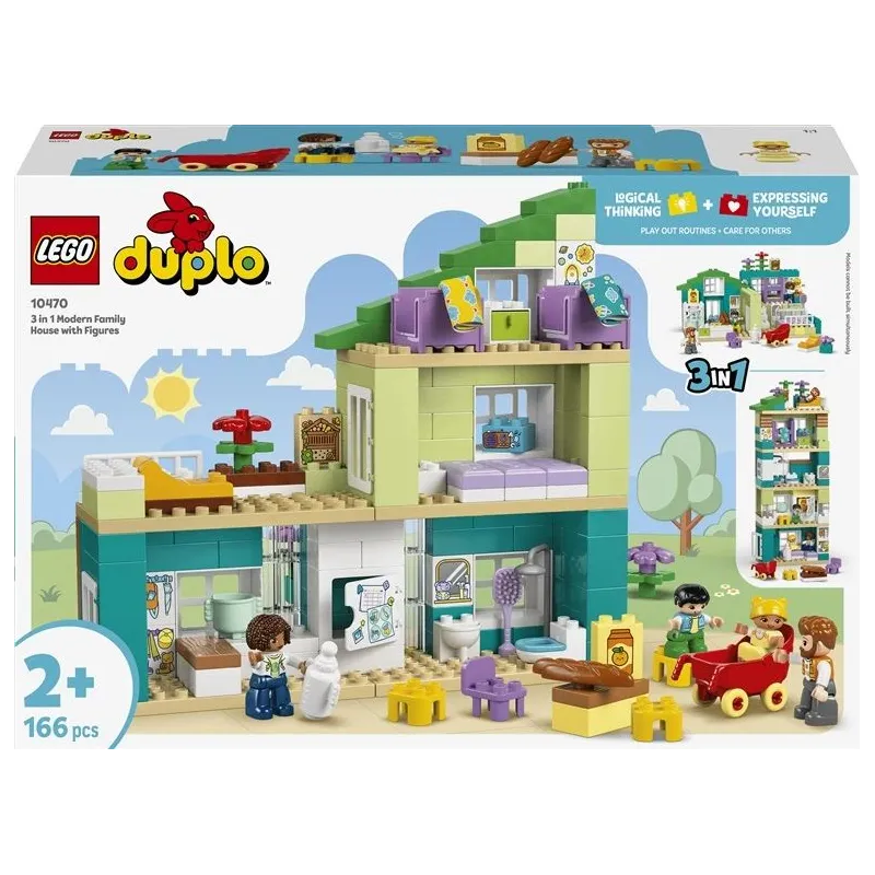 Konstr lego 3-1 family house figur 10470