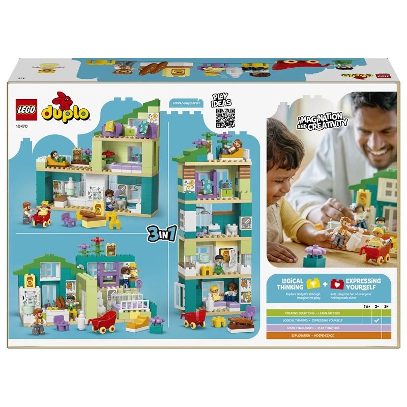 Konstr lego 3-1 family house figur 10470
