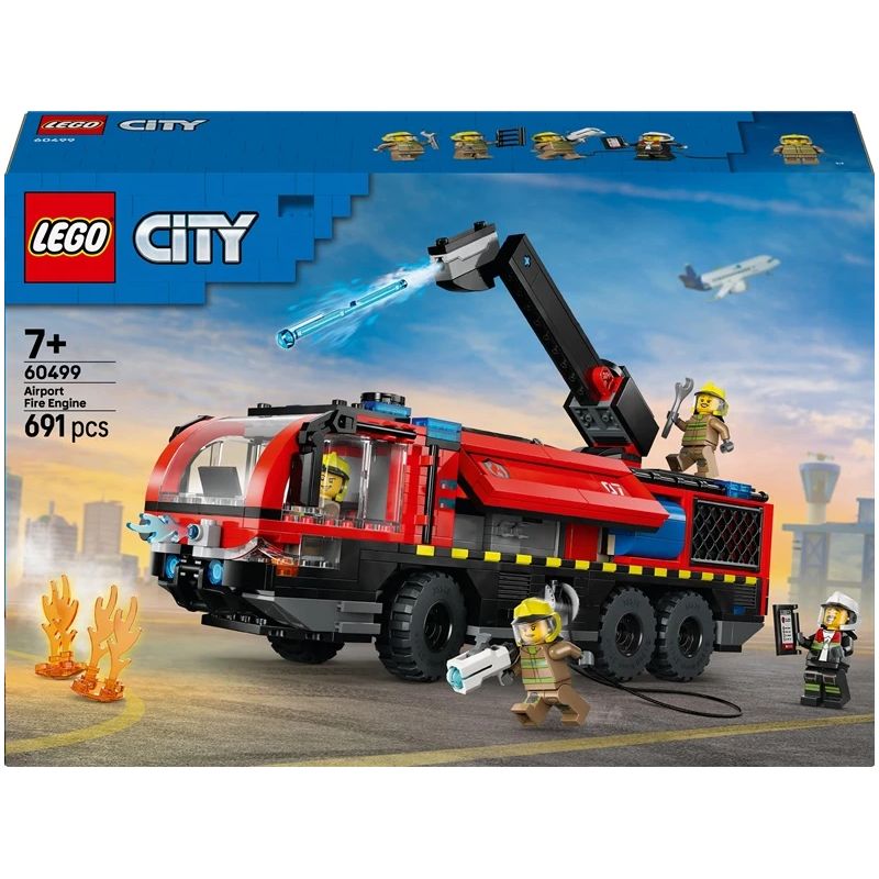 Constr lego airport fire truck 60499