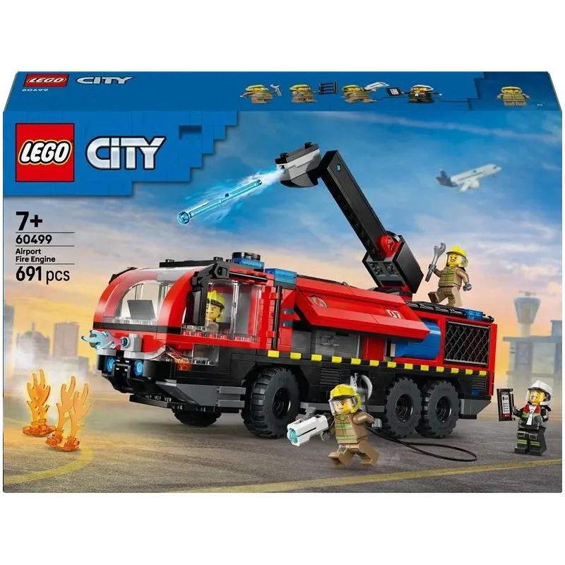 LEGO City ugunsdzēsēju mašīna 60499. 691 gab.
