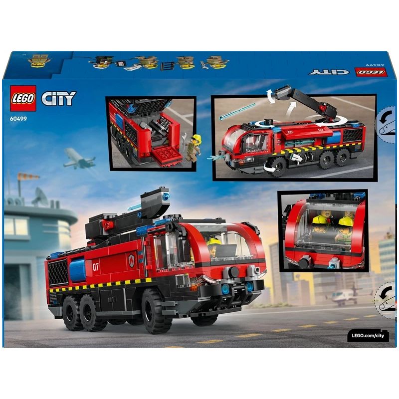 Constr lego airport fire truck 60499