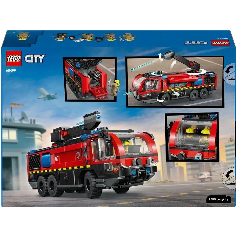Constr lego airport fire truck 60499