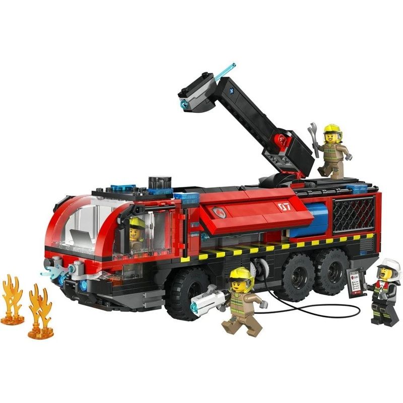 Constr lego airport fire truck 60499