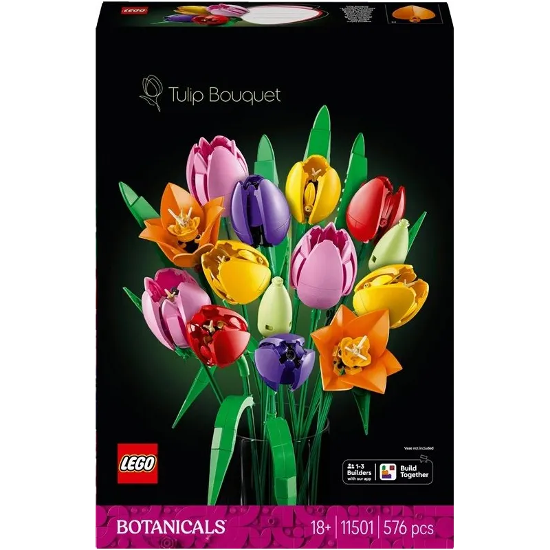 Konstruktors LEGO Botanicals Tulip Bouquet 11501 576 gab.