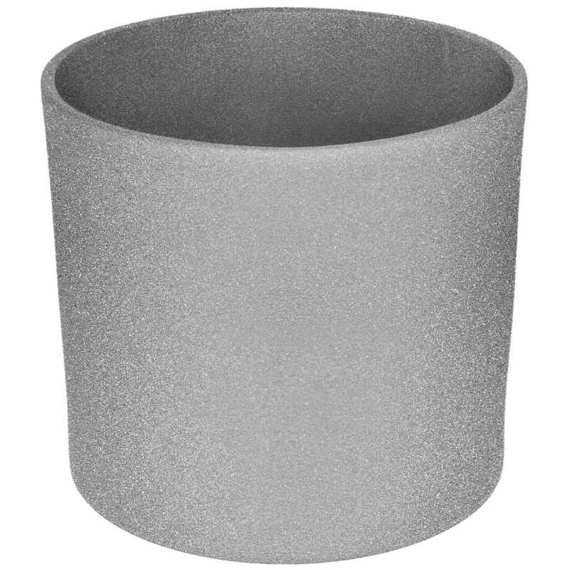 Puķu pods Domoletti, keramika, pelēka krās.