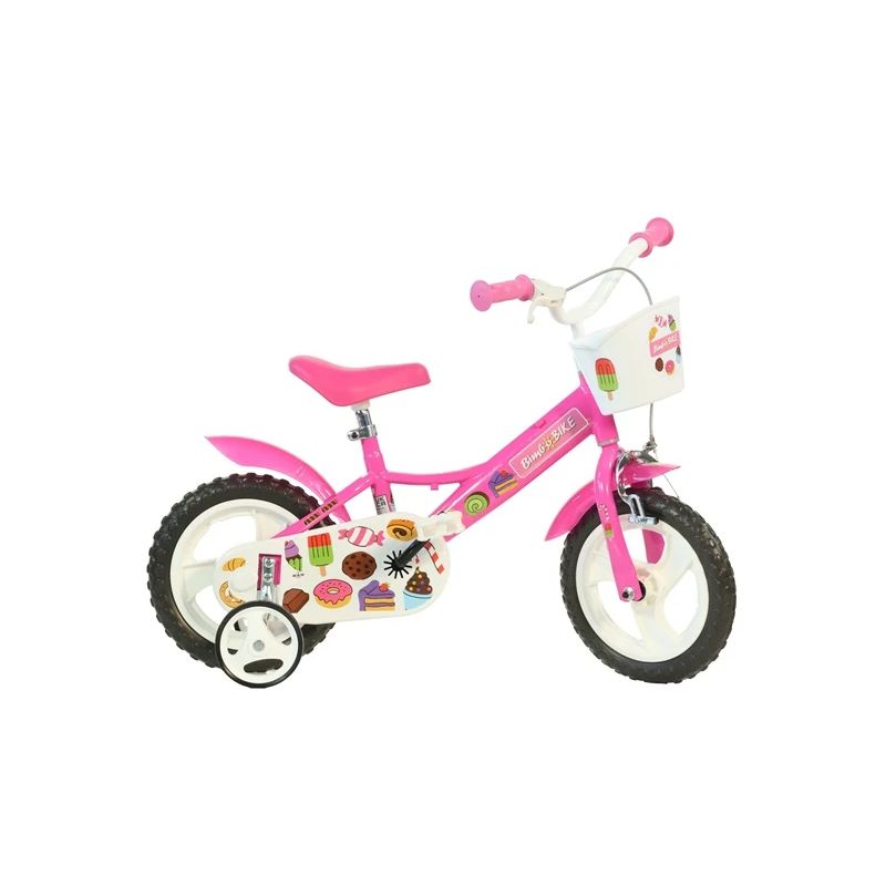 Bērnu velosipēds Bimbo Bike 124RL. rozā. 12