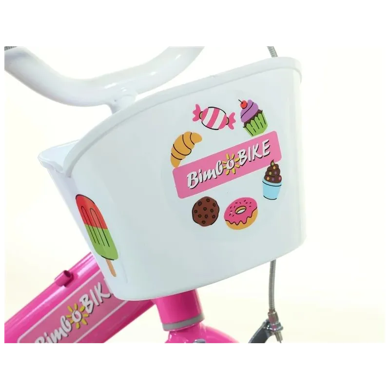 Vaikiškas dviratis Bimbo Bike 124RL. rožinis. 12
