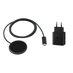 P2900BBEGWW 25W Magnet Wireless Charger + 45W Wired Charger, Black