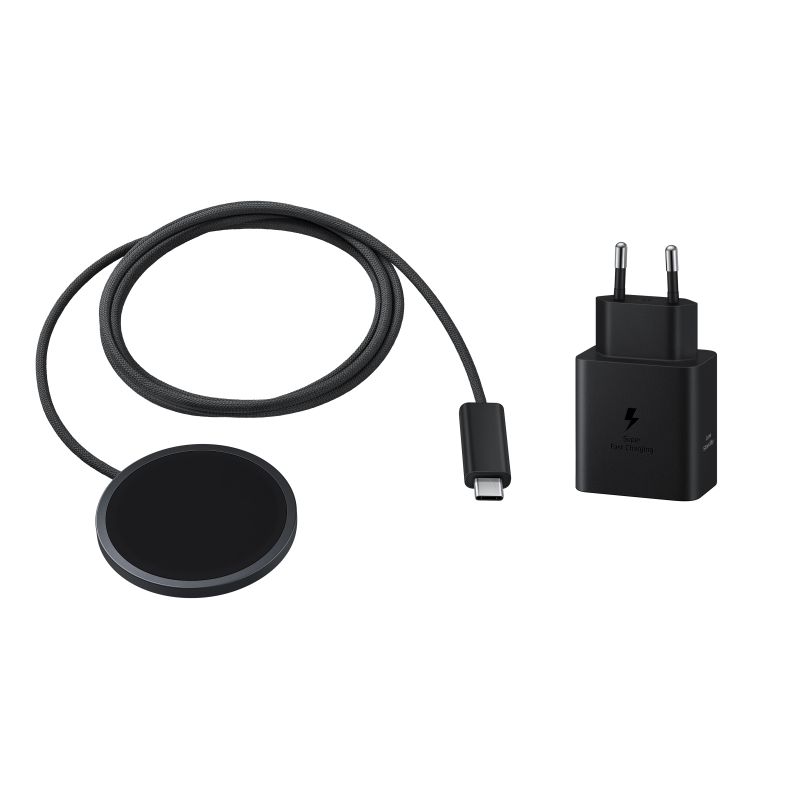 P2900BBEGWW 25W Magnet Wireless Charger + 45W Wired Charger, Black