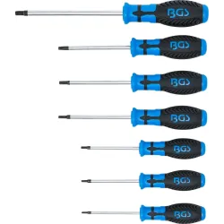 Skrūvgriežu komplekts - T-Star ,Torx, - T10 - T40 - 7 gab. BGS