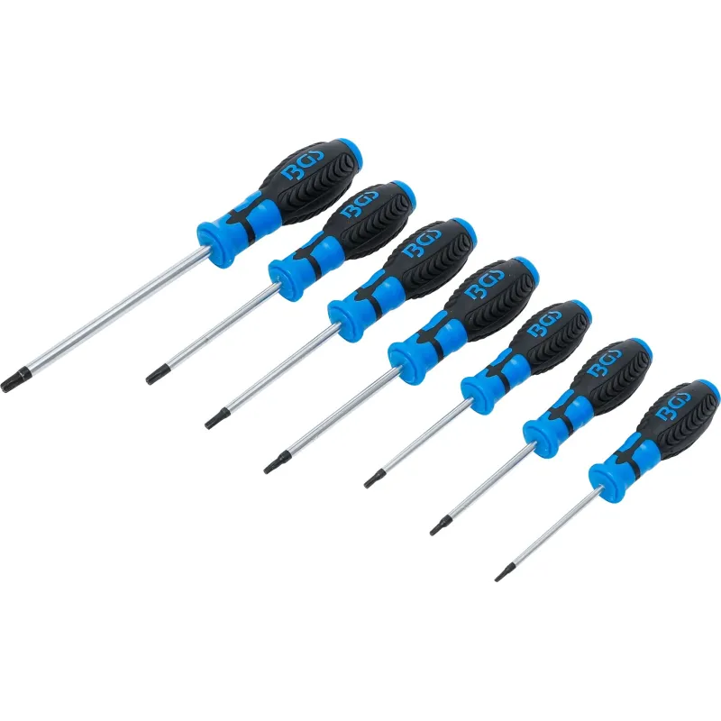 Skrūvgriežu komplekts - T-Star ,Torx, - T10 - T40 - 7 gab. BGS