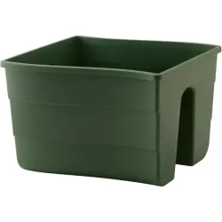 Balkona kaste Wave, 30cm zaļa