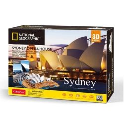 CUBICFUN NATIONAL GEOGRAPHIC 3D puzle Sidnejas Operas nams